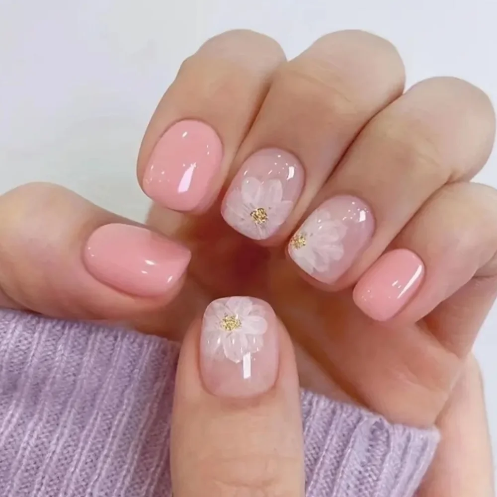 24 Pieces Fake Press On Nails